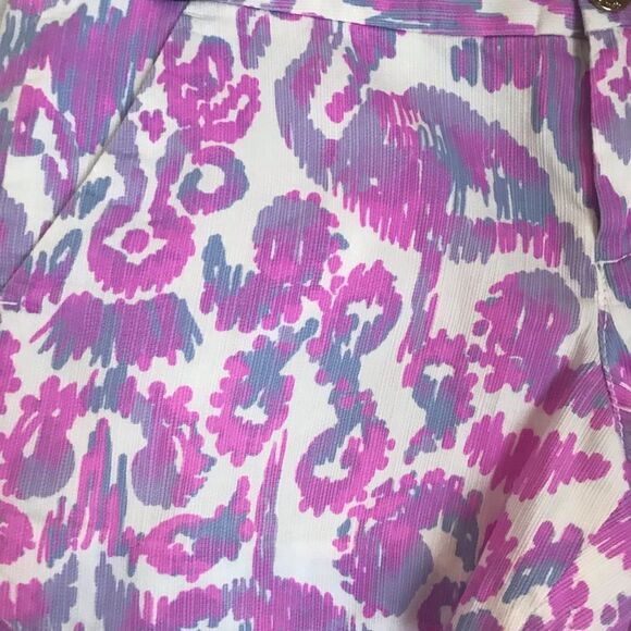 Lilly Pulitzer Adie Shorts Women's Size 00 Amethyst Flamingo Beach Bathers - Picture 13 of 13